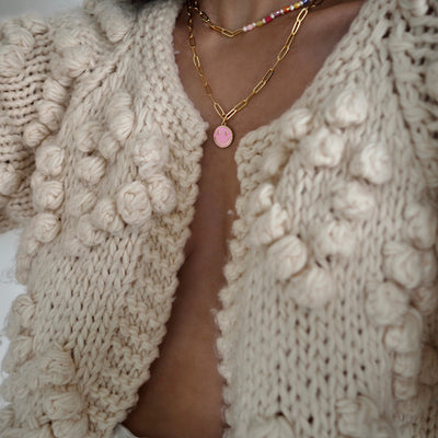 TALIS HAPPINESS NECKLACE PINK