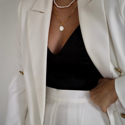TALIS HAPPINESS NECKLACE WHITE