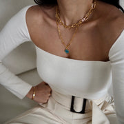TALIS HAPPINESS NECKLACE GREEN