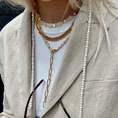 TALIS EYEGLASS FRESH WATER PEARL CHAIN